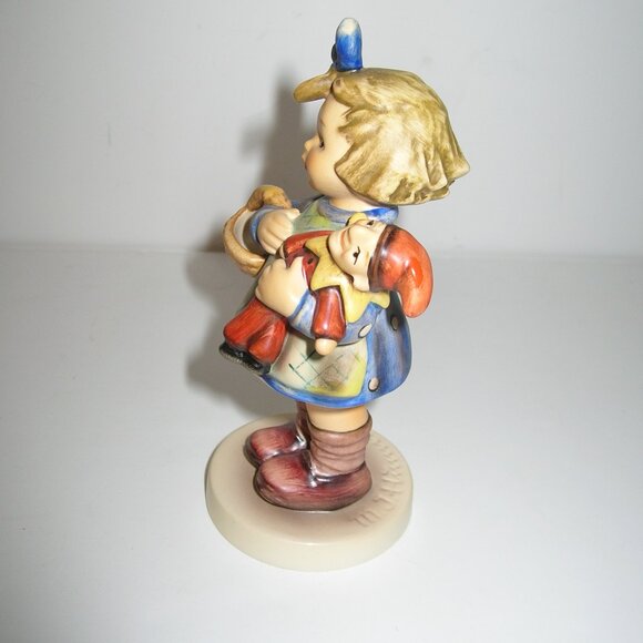 M I Hummel Figurine "WHAT NOW" HUM#422 TMK6 5.5"Tall  Ex Special Ed - Picture 5 of 6